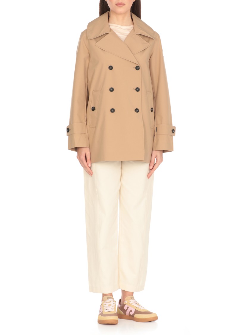 Save The Duck Beige Sofi Waterproof Jacket In Multi