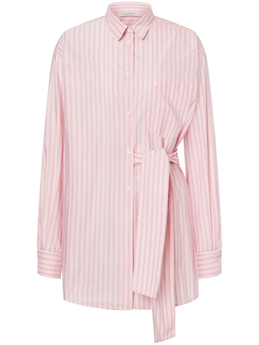 Shop Philosophy Di Lorenzo Serafini Relaxed Fit Pink Dress