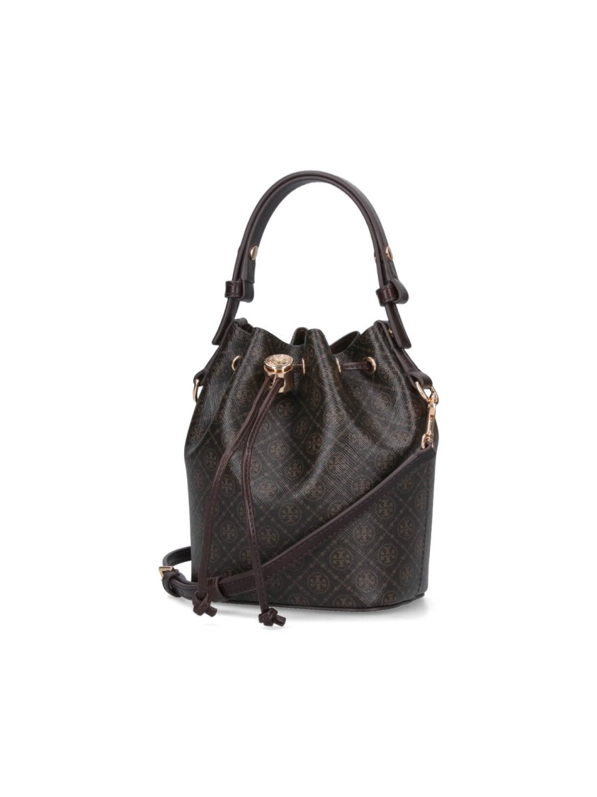 Tory Burch Mini Bucket Bag "t Monogram"