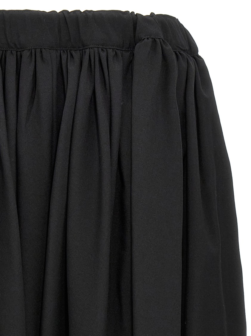 Comme Des Garçons Voluminous Wool Balloon Pants In Black