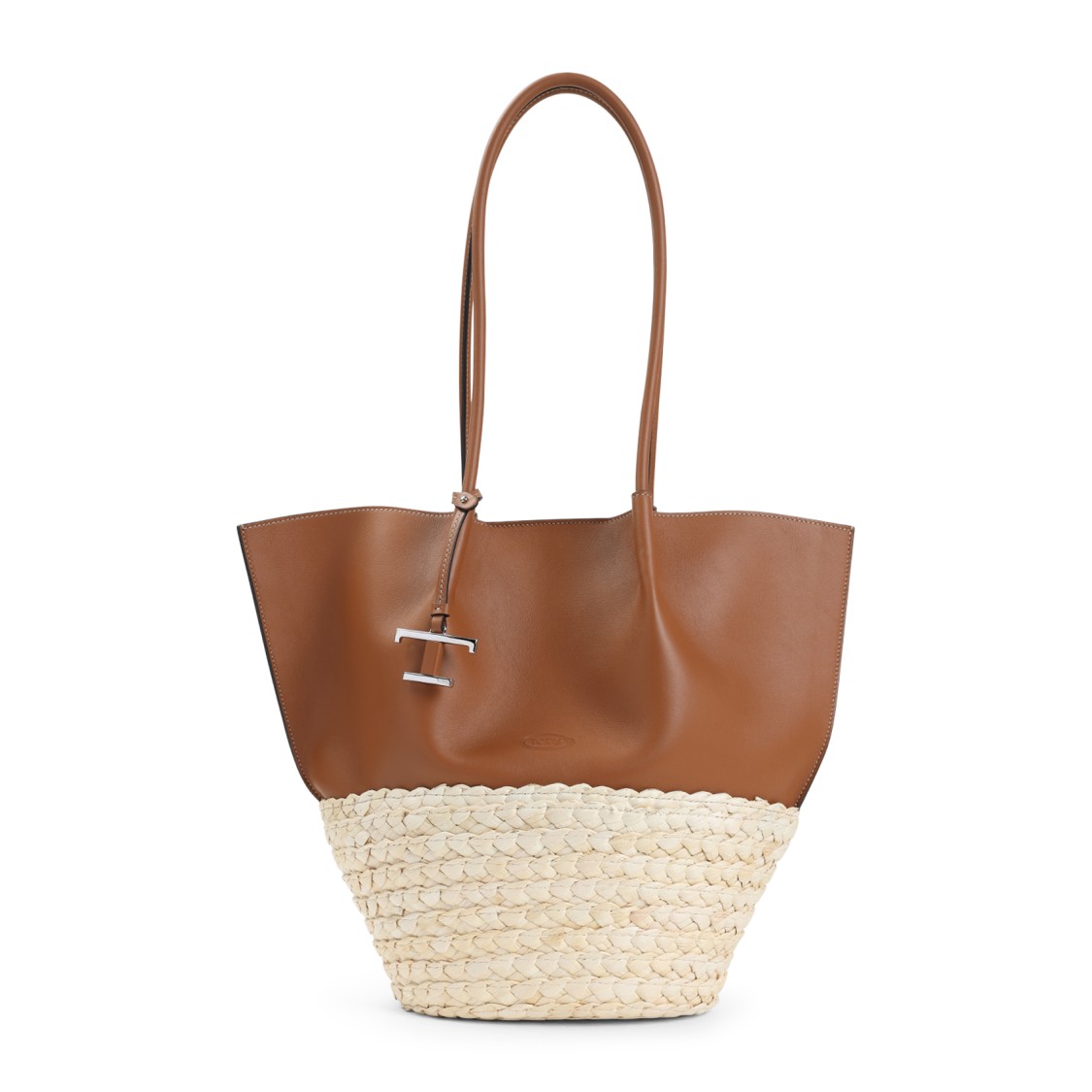 Shop Tod's Brown Bux Medium Shopping Tote