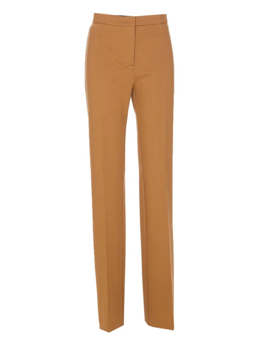 Pinko Tailored Trousers In Brown