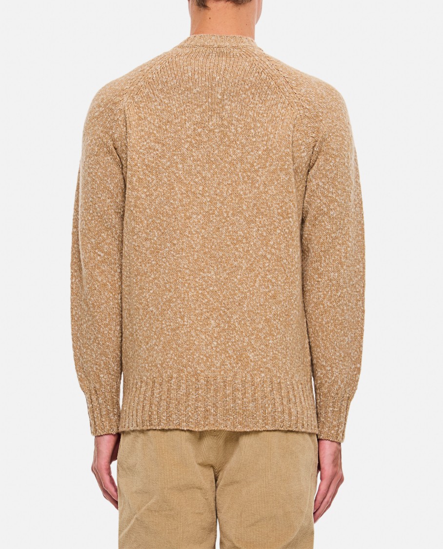 Drumohr Round Neck Sweater In Brown