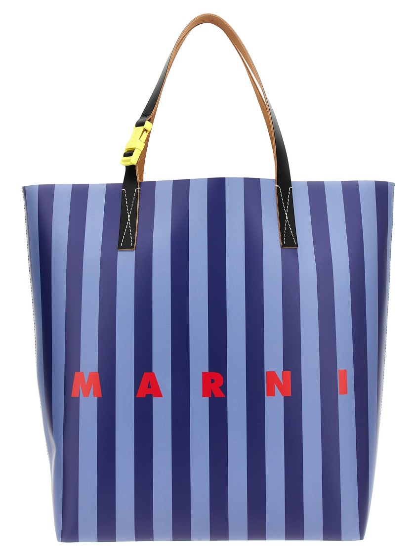 Marni Striped Tribeca Tote Bag