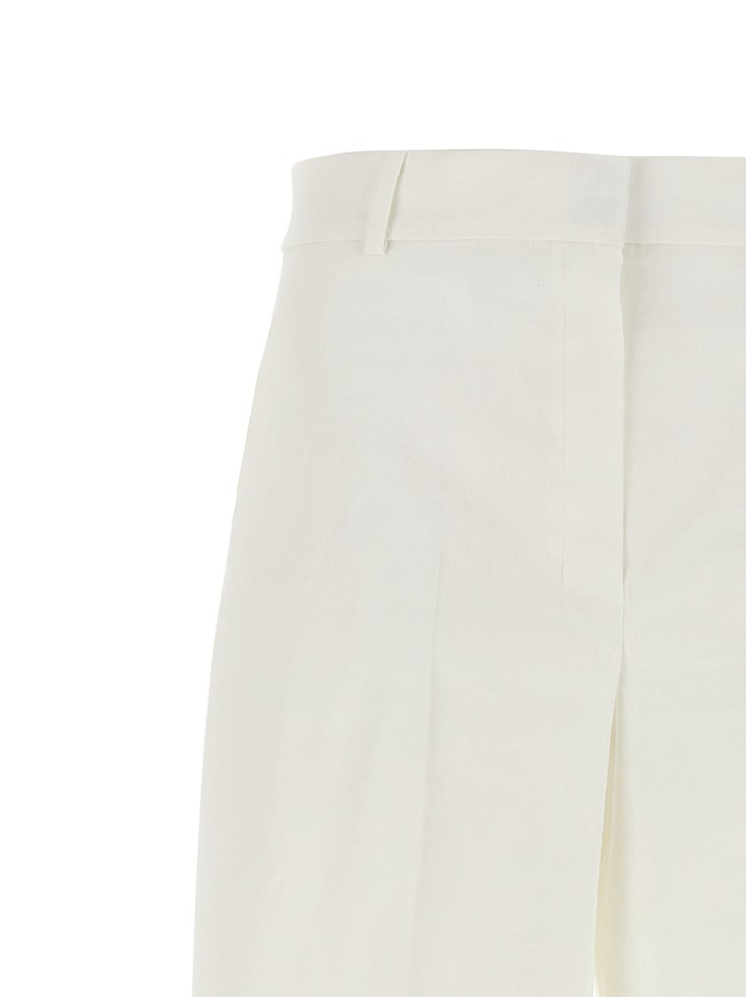 Theory Casual Admiral Trousers In White