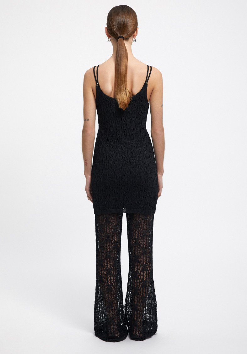 AERON AERON BARRY - LACE KNIT MINI DRESS