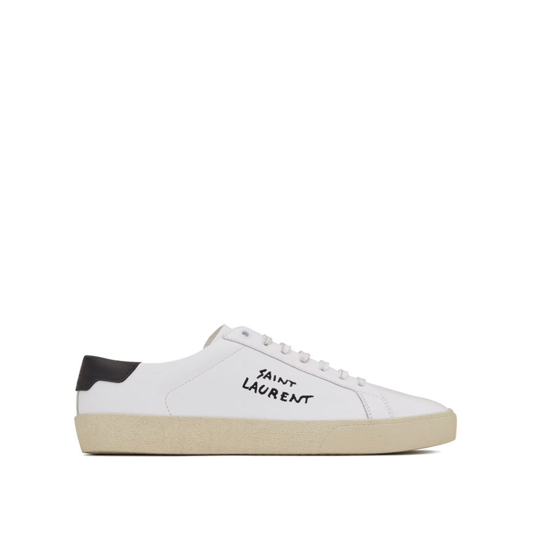 Shop Saint Laurent Court Classic Sneakers In White