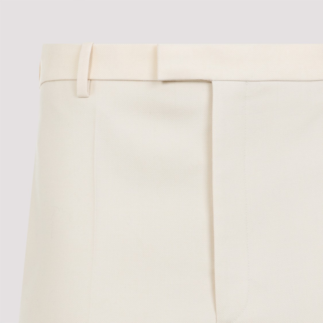 Shop Carven Tr203 Straight Leg Trousers In Neutrals
