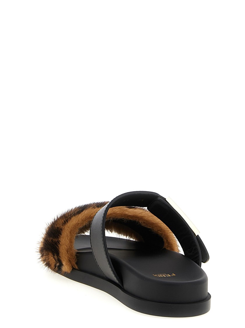 Fendi Feel Sandals Multicolor In Multi
