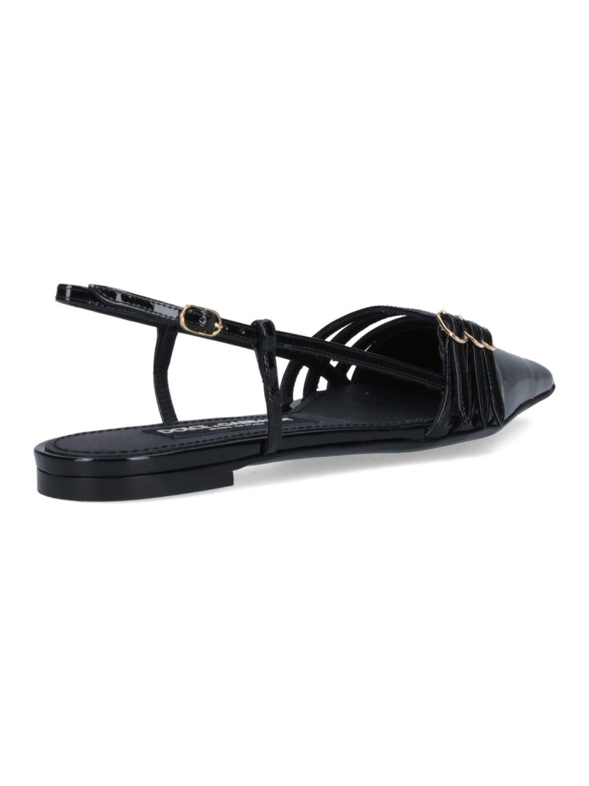 Dolce & Gabbana Slingback Pumps – Black In Black