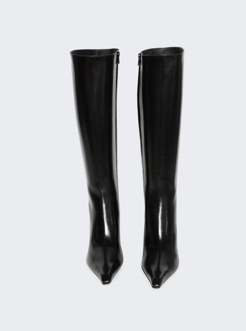 Alexander Wang Vivica 85 Knee High Boot Black In Black
