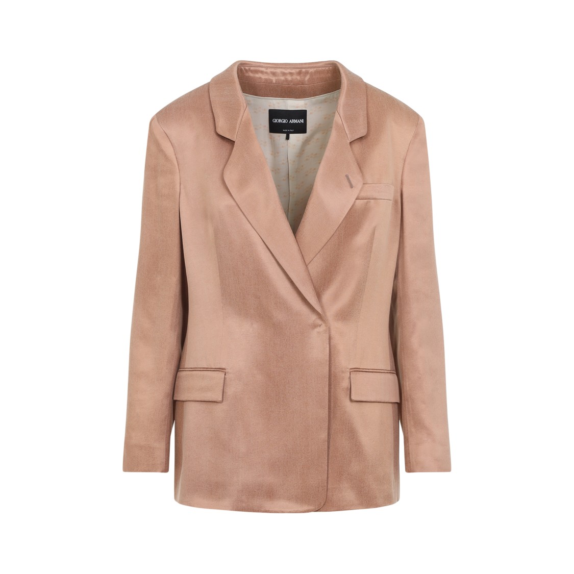 Giorgio Armani Double-breasted Blazer In Pink