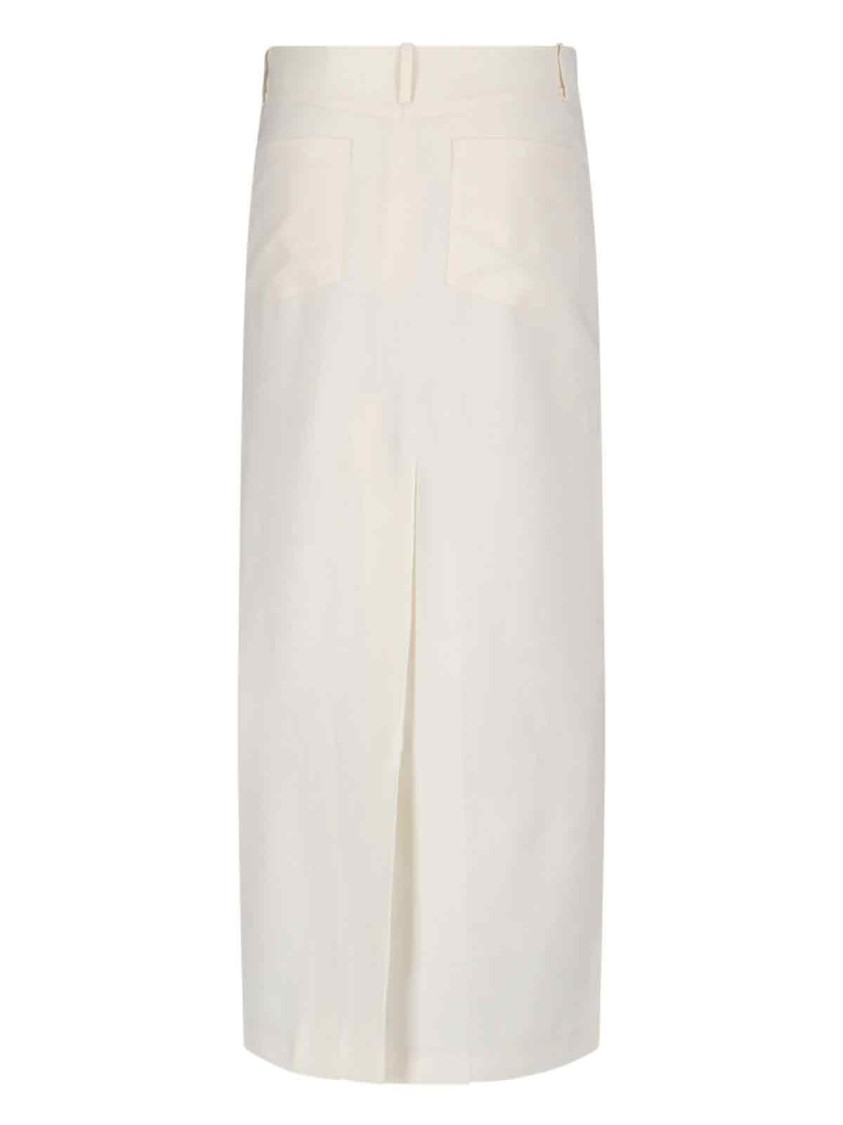 Aya Muse Knee Length And Midi Skirts In Neutral