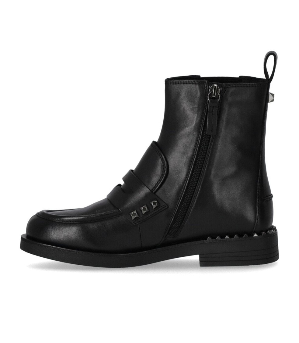 Ash Wings Studs Black Chelsea Boot In Black