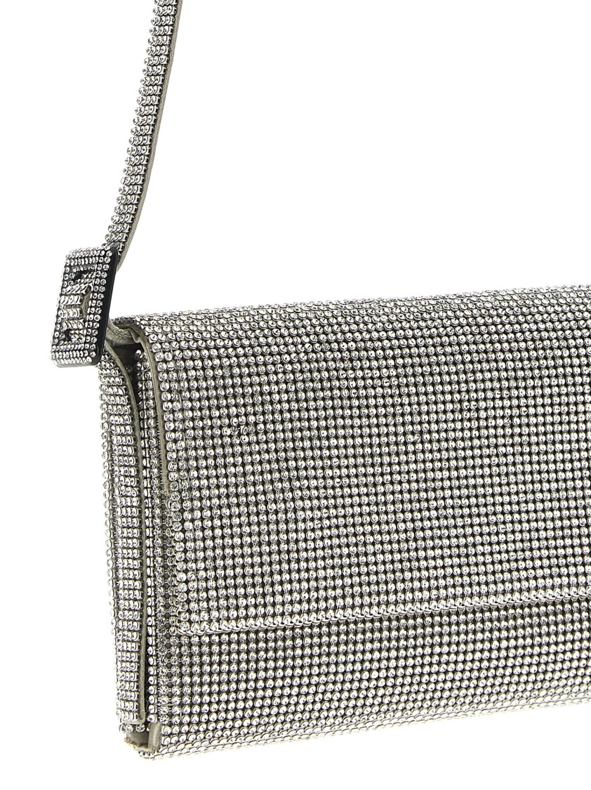 Benedetta Bruzziches 'vittissima La Grande' Crossbody Bag In Gray