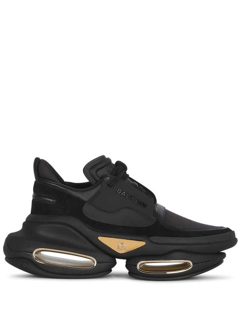 Balmain B Bold Low Trainers In Black