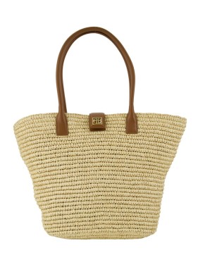 Anine Bing Cara Tote Bag - Cotton - Neutral | THE LIST