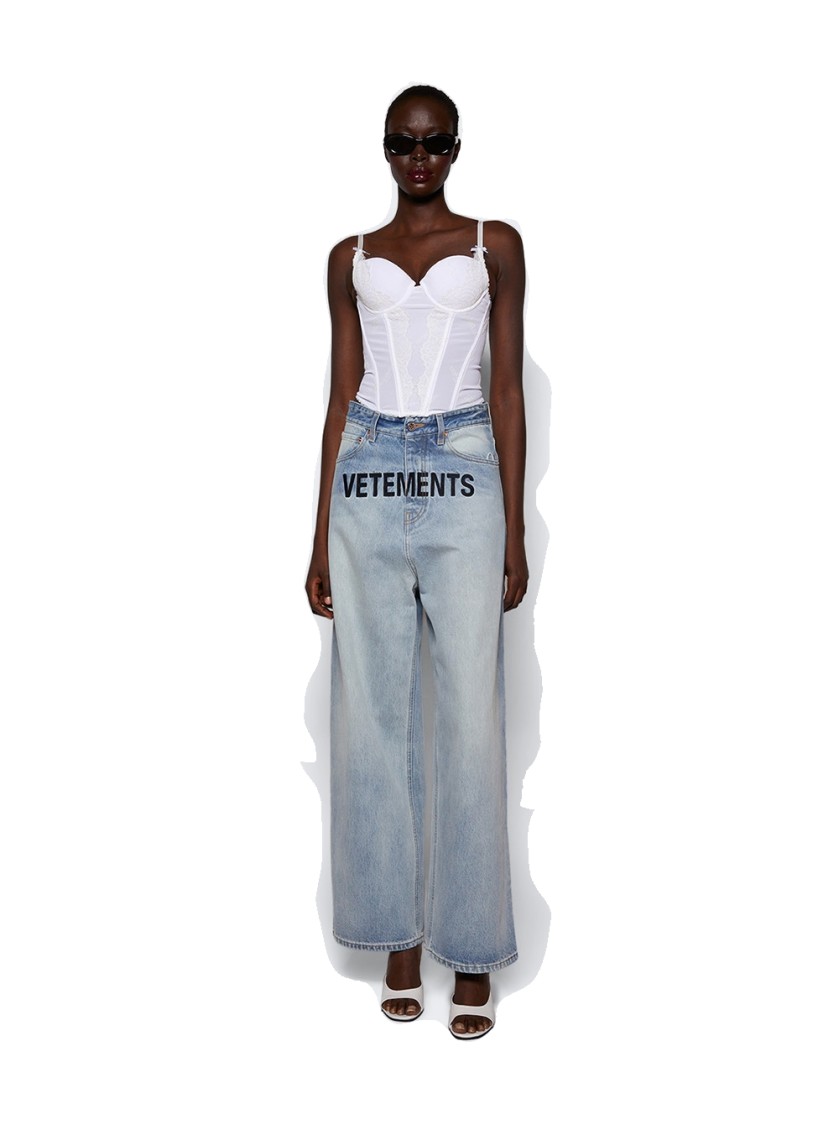 Vetements Corset Top White In White