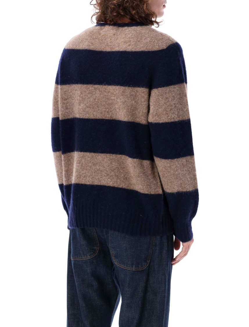 Ymc You Must Create Ymc Stripes Shetland Sweater