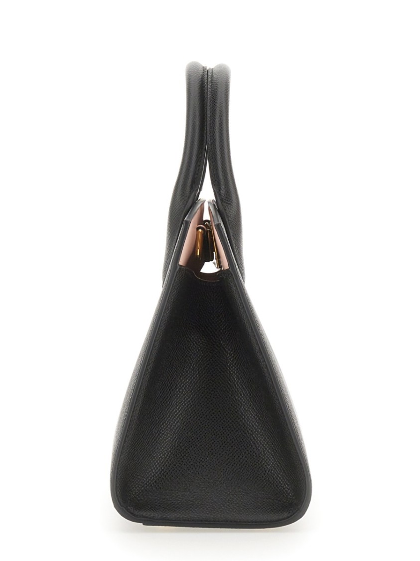 Ferragamo Studio Box Mini Leather Top-handle Bag