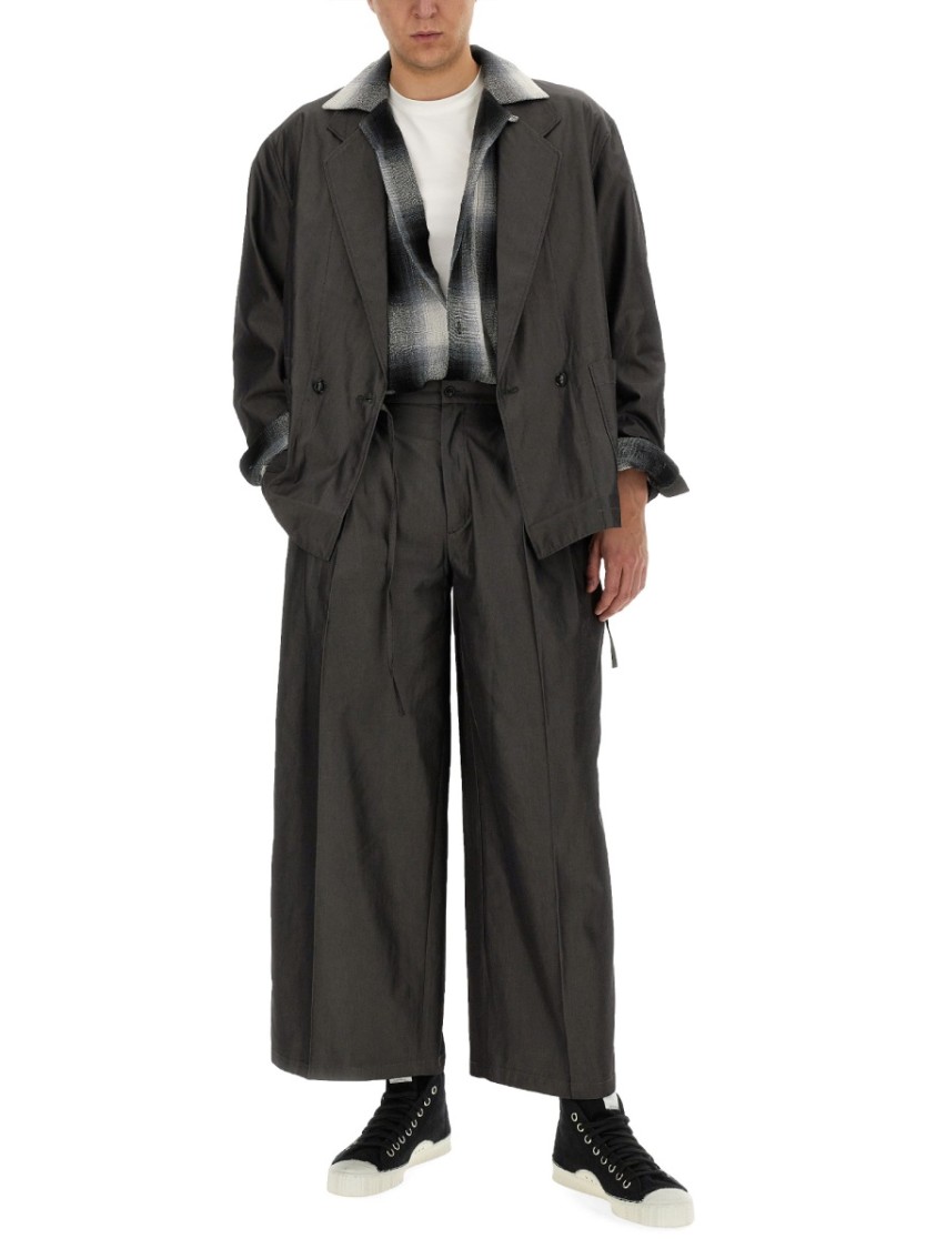 Aïe Aie Relaxed Fit Oversize Jacket In Grey