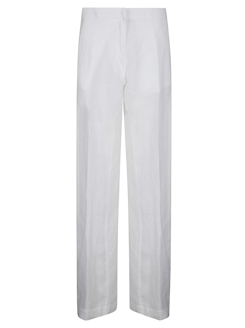 Stefano Mortari High-waisted Linen Trousers