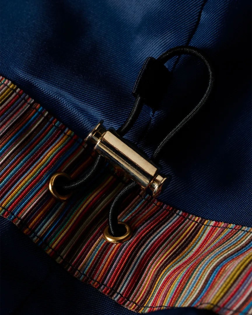 Paul Smith Military-inspired Navy Field Jacket With Practical Design