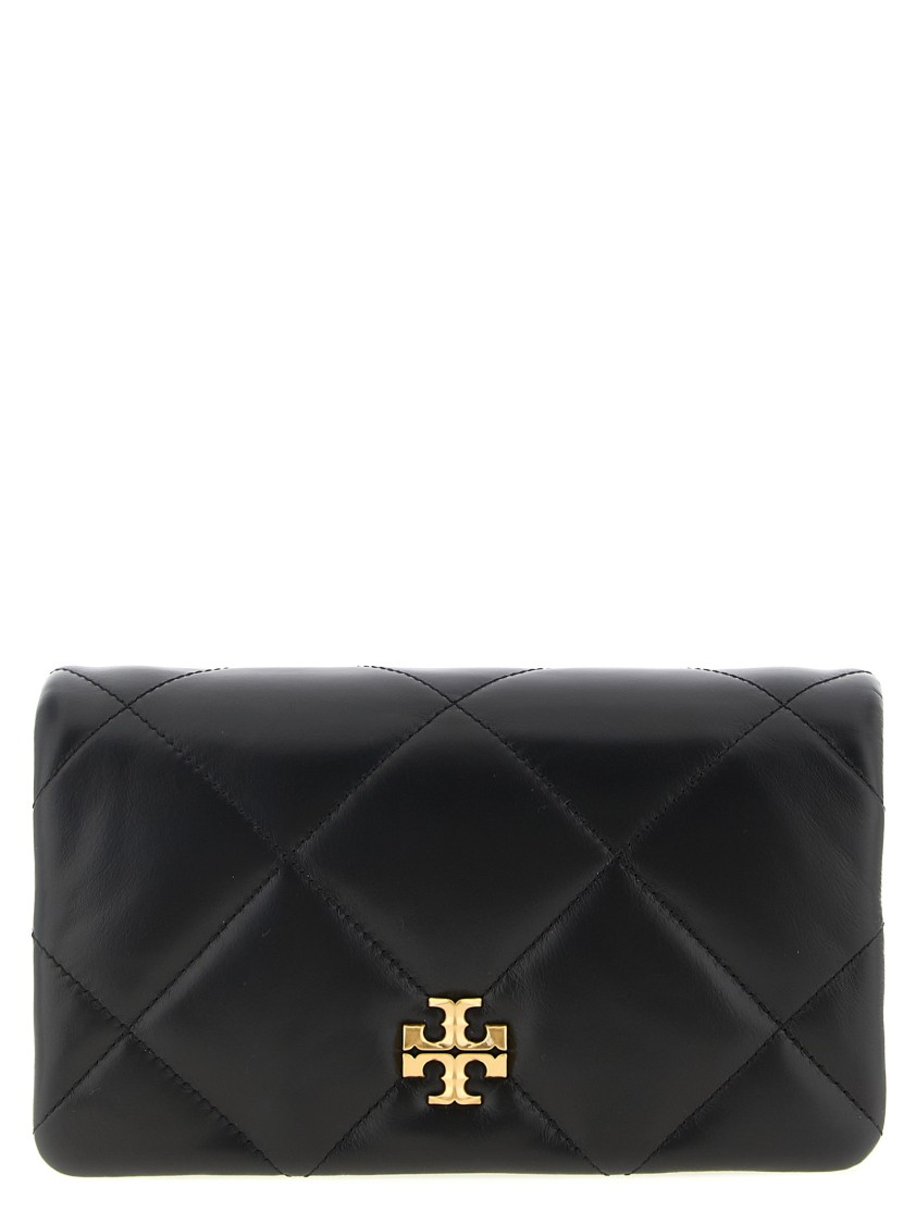 Tory Burch Kira Diamond Wallet On Chain In Black
