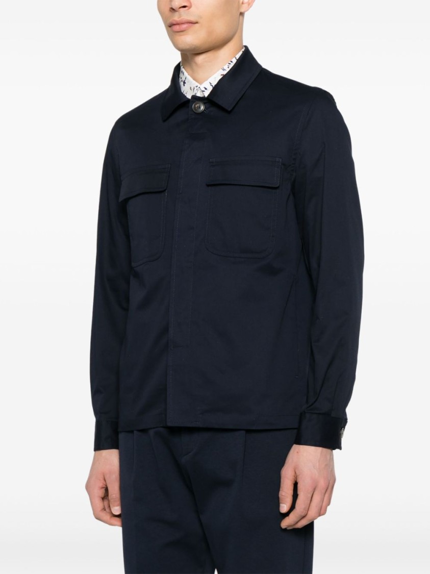 Shop Daniele Alessandrini Classic Button Closure Jacket With Tailored Silhouette In Black