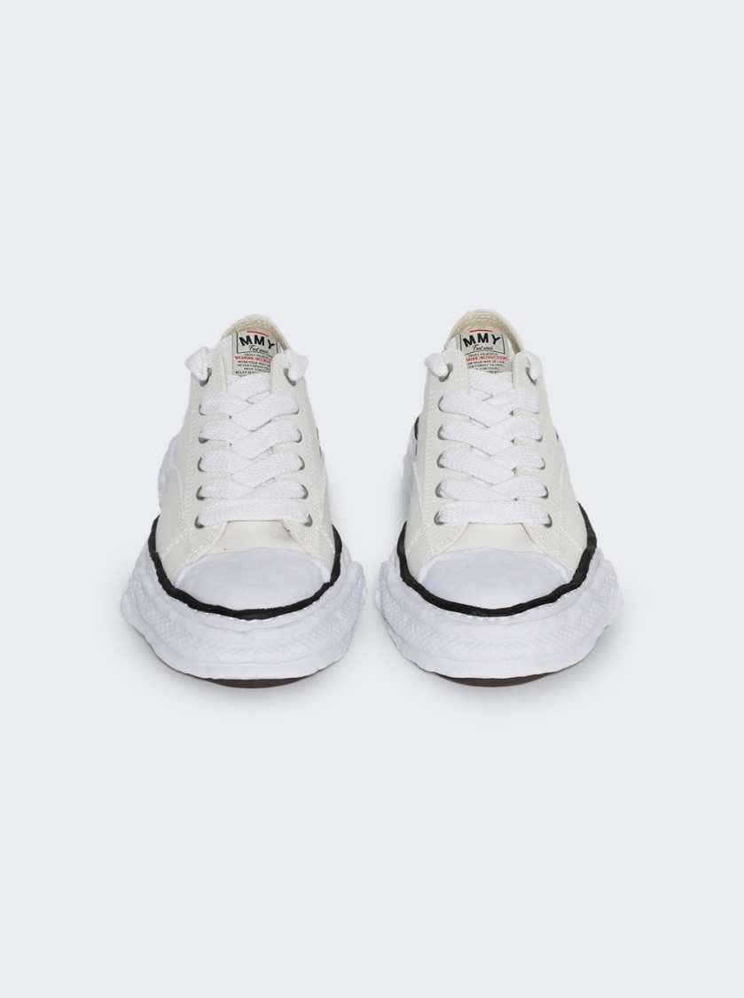 Miharayasuhiro Maison Mihara Yasuhiro White Peterson Low Sneakers In Canvas In White