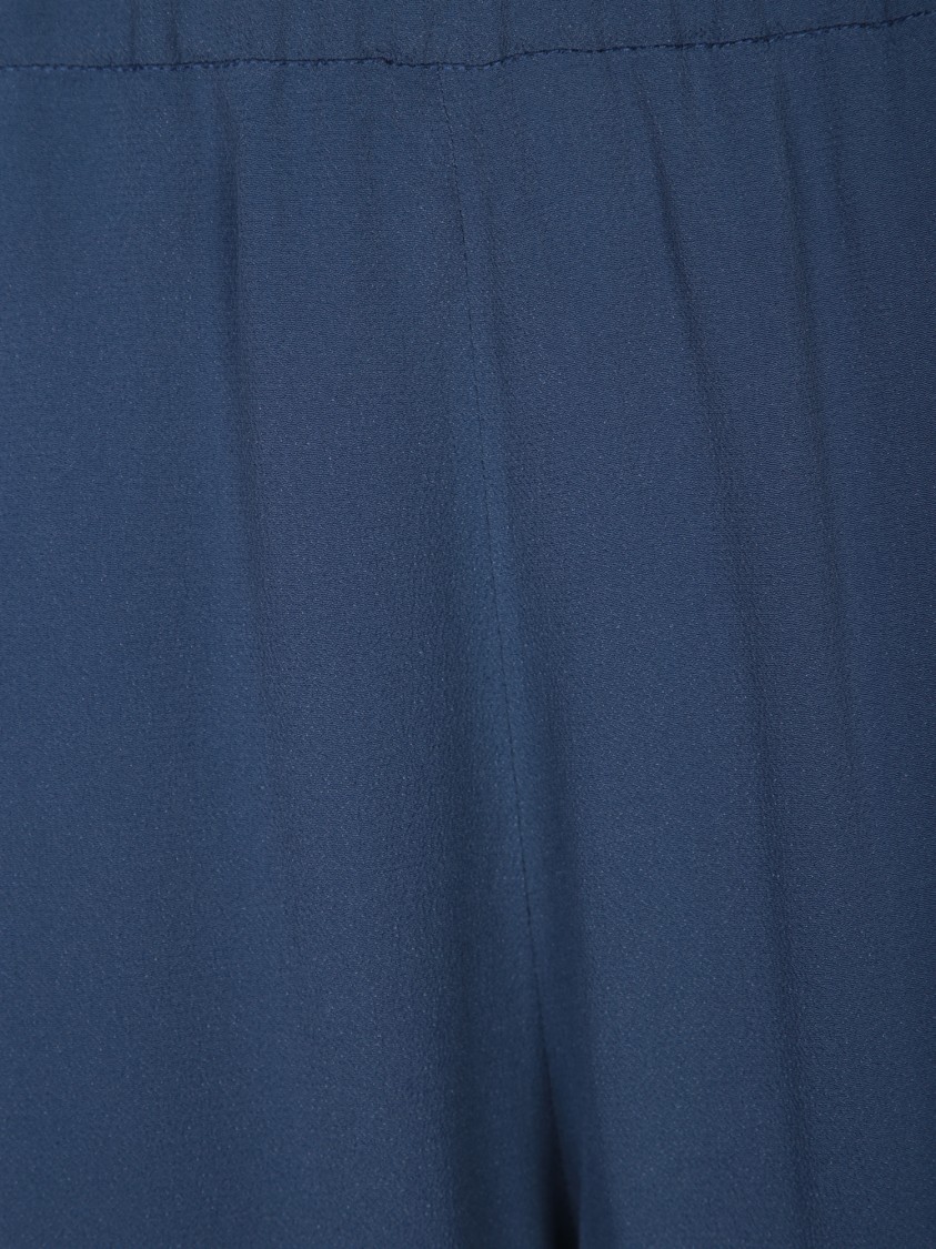 INCOTEX INCOTEX WIDE-LEG TROUSERS WITH ELASTIC WAISTBAND