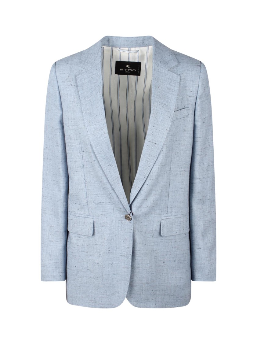 Shop Etro Single Breasted Jacket