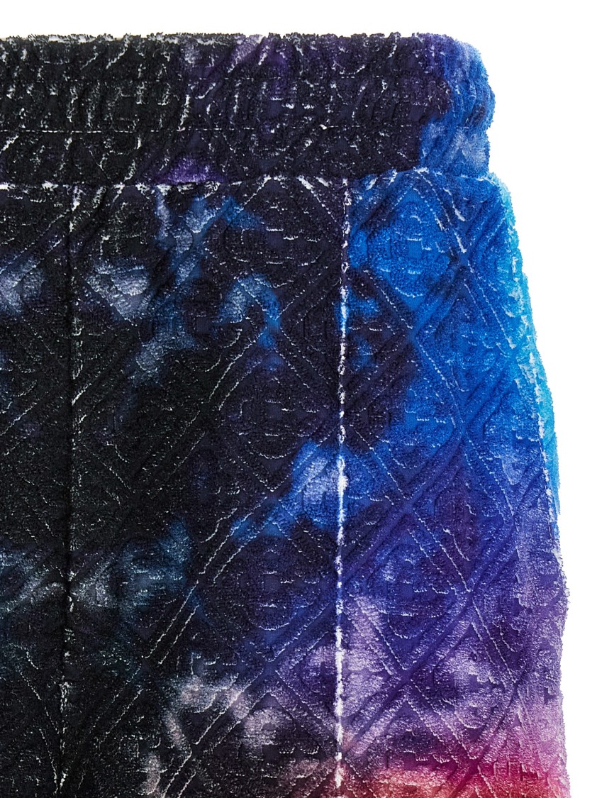 Casablanca The Gradient Towelling Bermuda And Short Multicolor In Blue