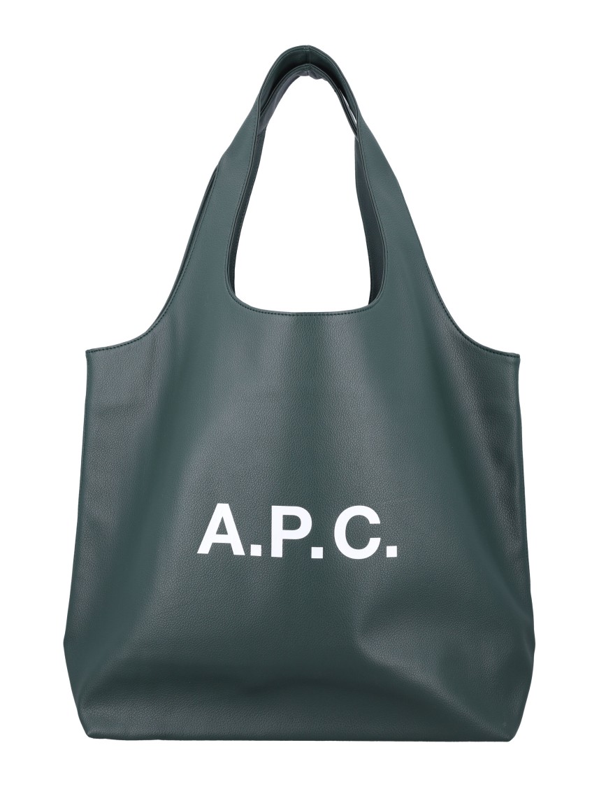Apc A.p.c. Ninon Tote Bag In Green