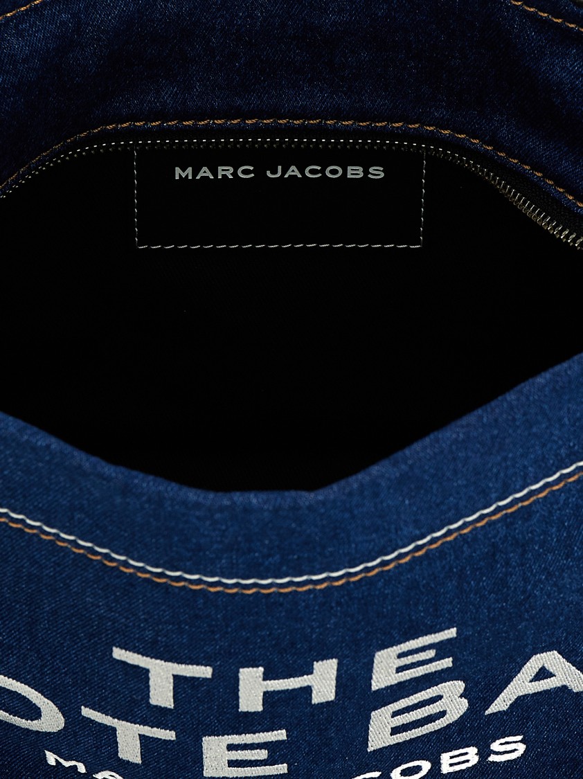 Marc Jacobs 'the Denim Chain Medium Tote' Shoulder Bag In Blue