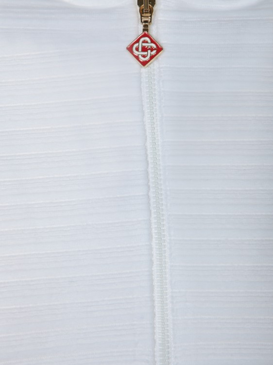 Tシャツ・カットソー Casablanca Hooded Corduroy T-Shirt With Striped Hem Casablanca Hooded Corduroy T-Shirt With Striped Hem | THE LIST