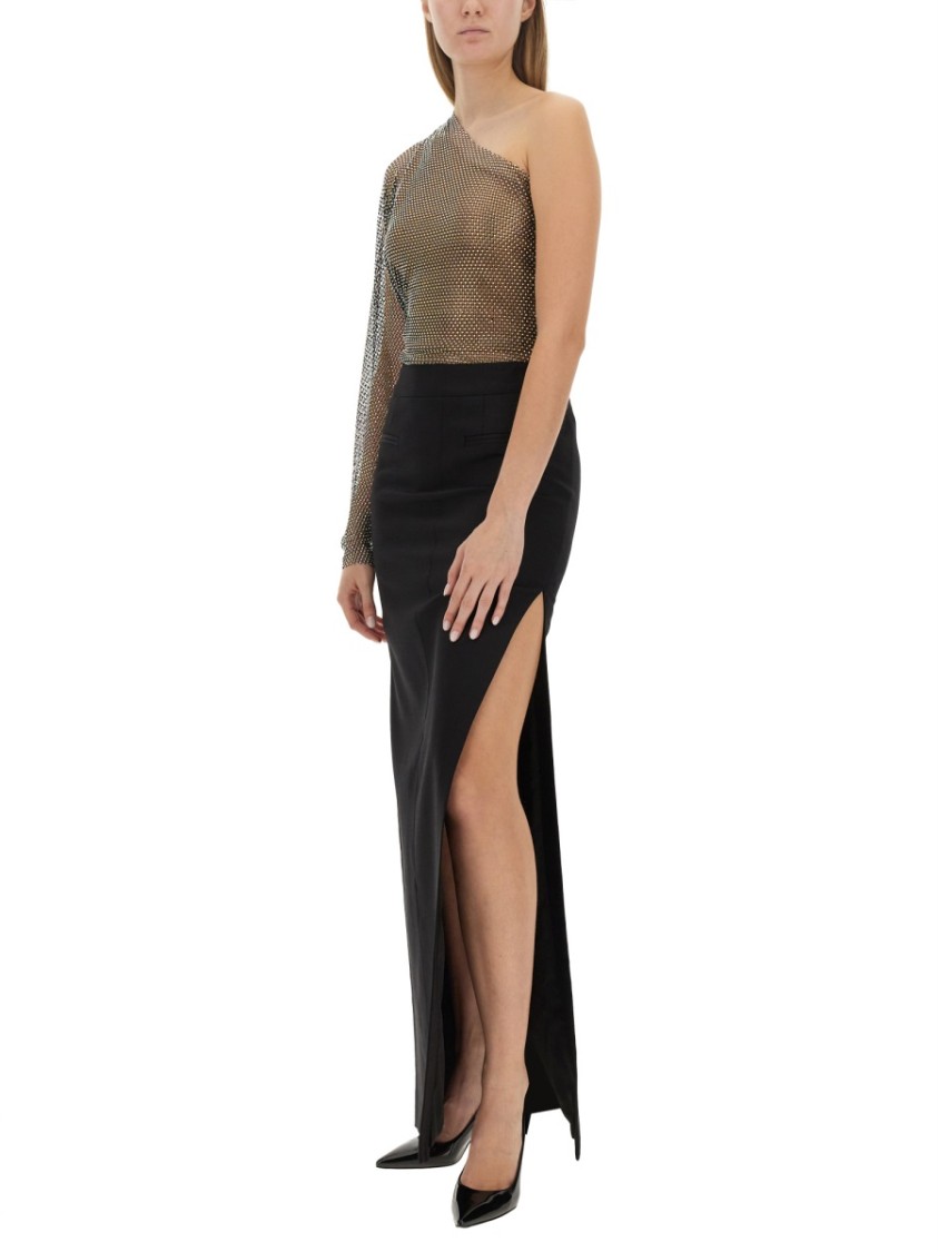 Shop Genny Maxi Skirt With High Slit