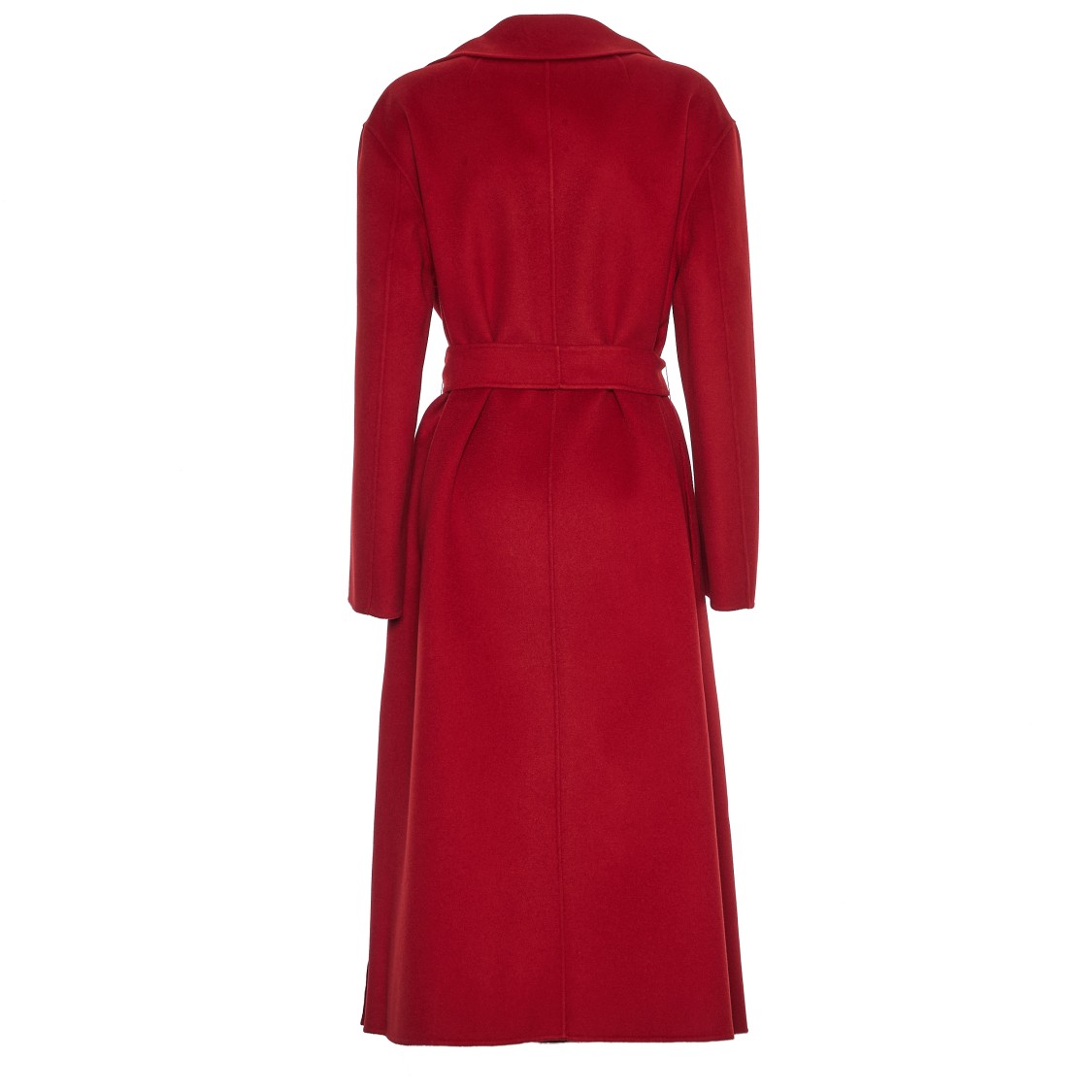 Shop Max Mara Robe Silhouette Midi Coat With Double-faced Wool