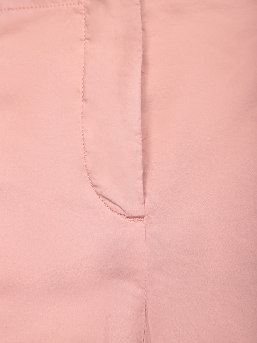 Incotex High-waisted Wide-leg Trousers In Refined Cotton Poplin