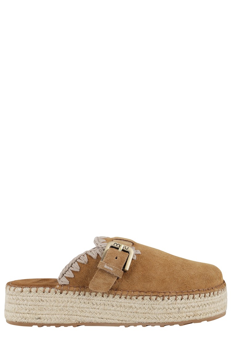 Shop Mou Clogs Jute In Brown