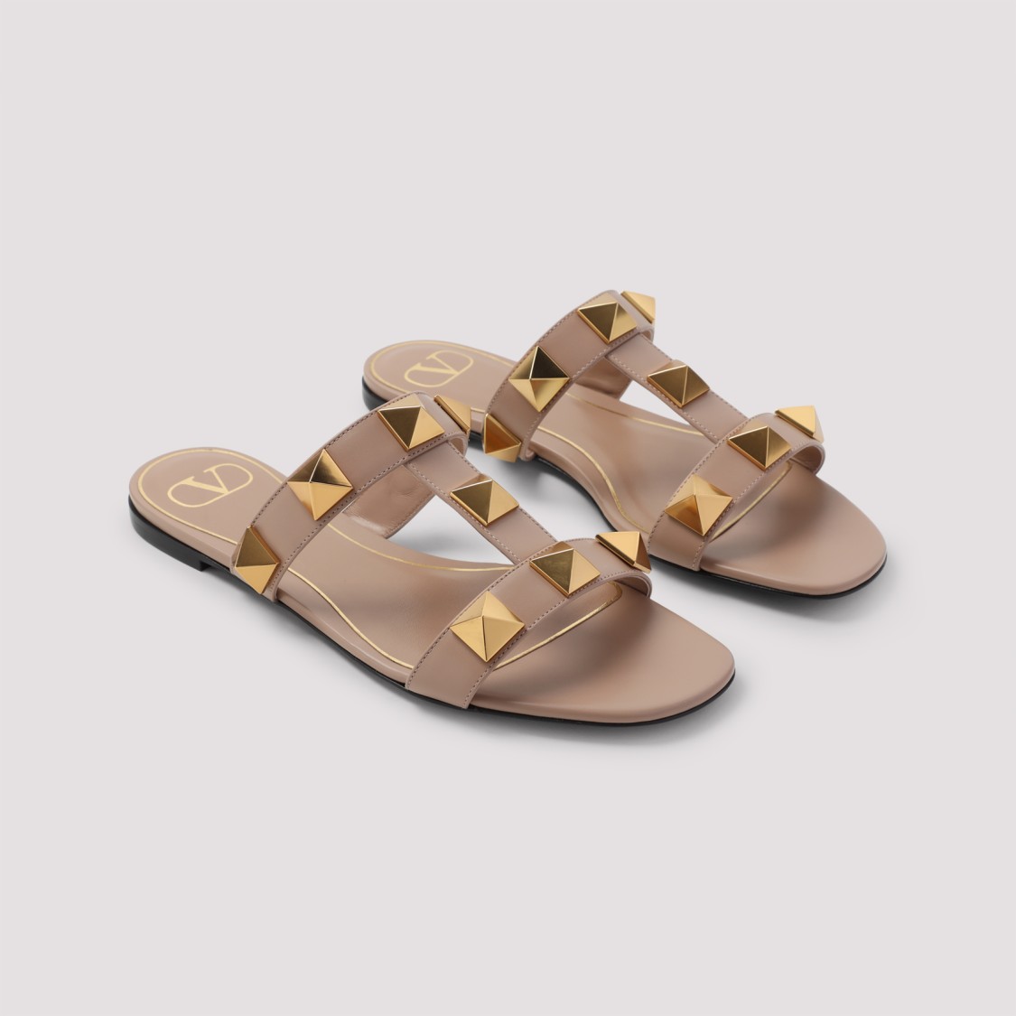 Shop Valentino Garavani Slide Sandal In Red