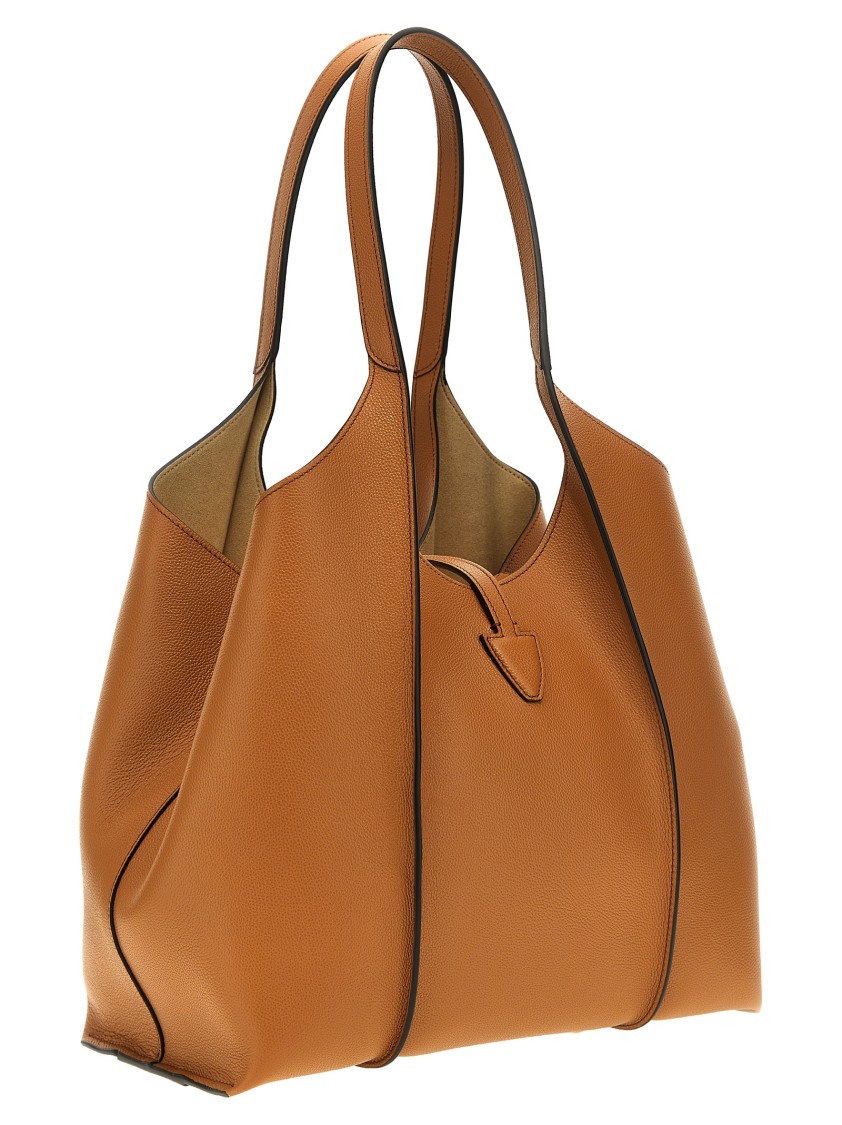 Tod's 't Timeless' Mini Shopping Bag In Brown