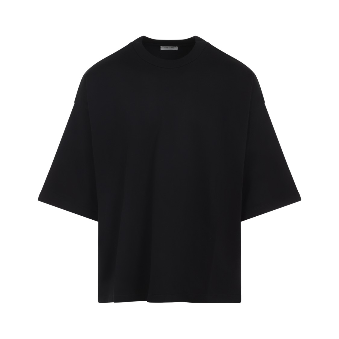 Fear Of God Drop-shoulder T-shirt In Black