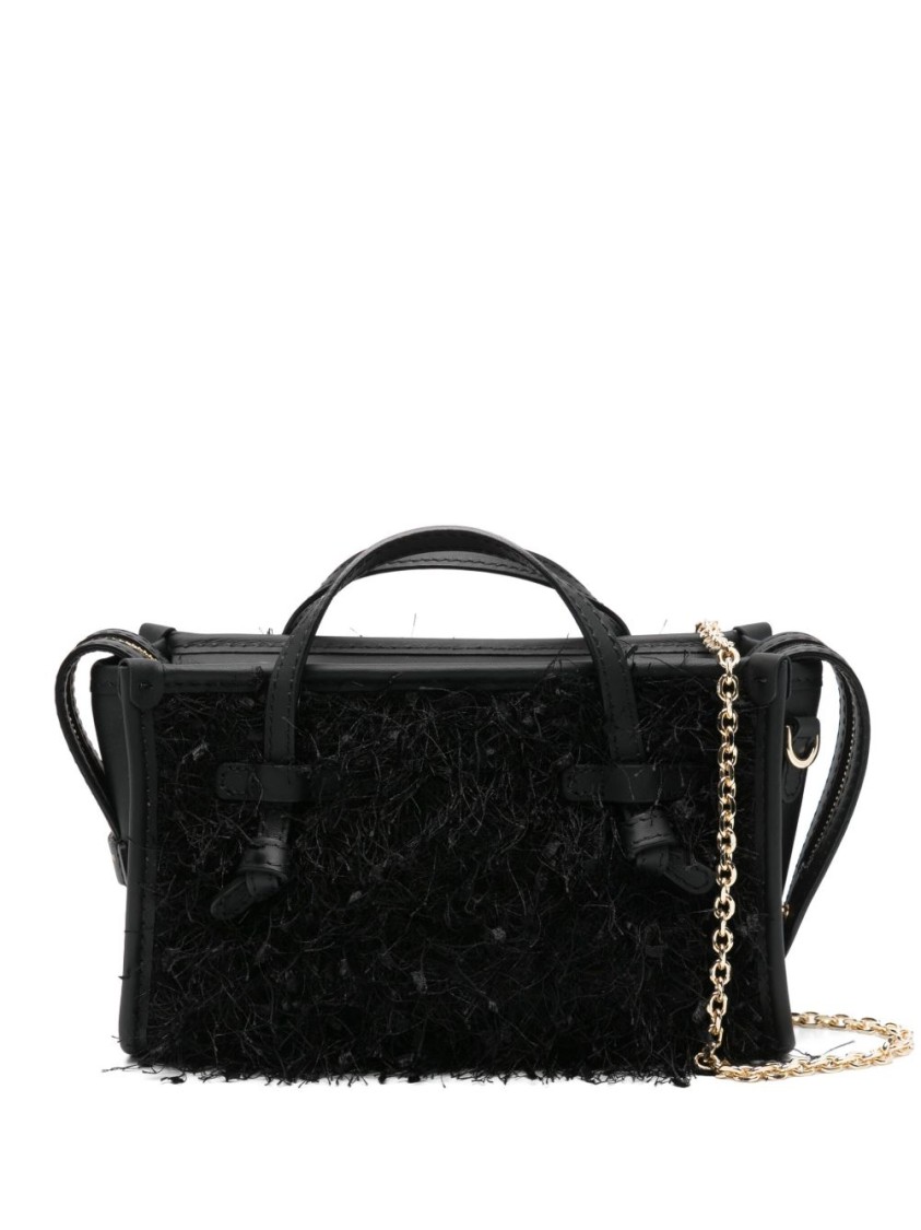 Gianni Chiarini Black Textured Shopper Bag With Dual Handles