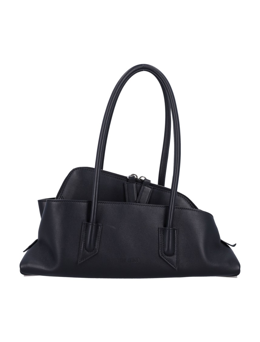 Attico The La Passeggiata Small Tote Bag In Black