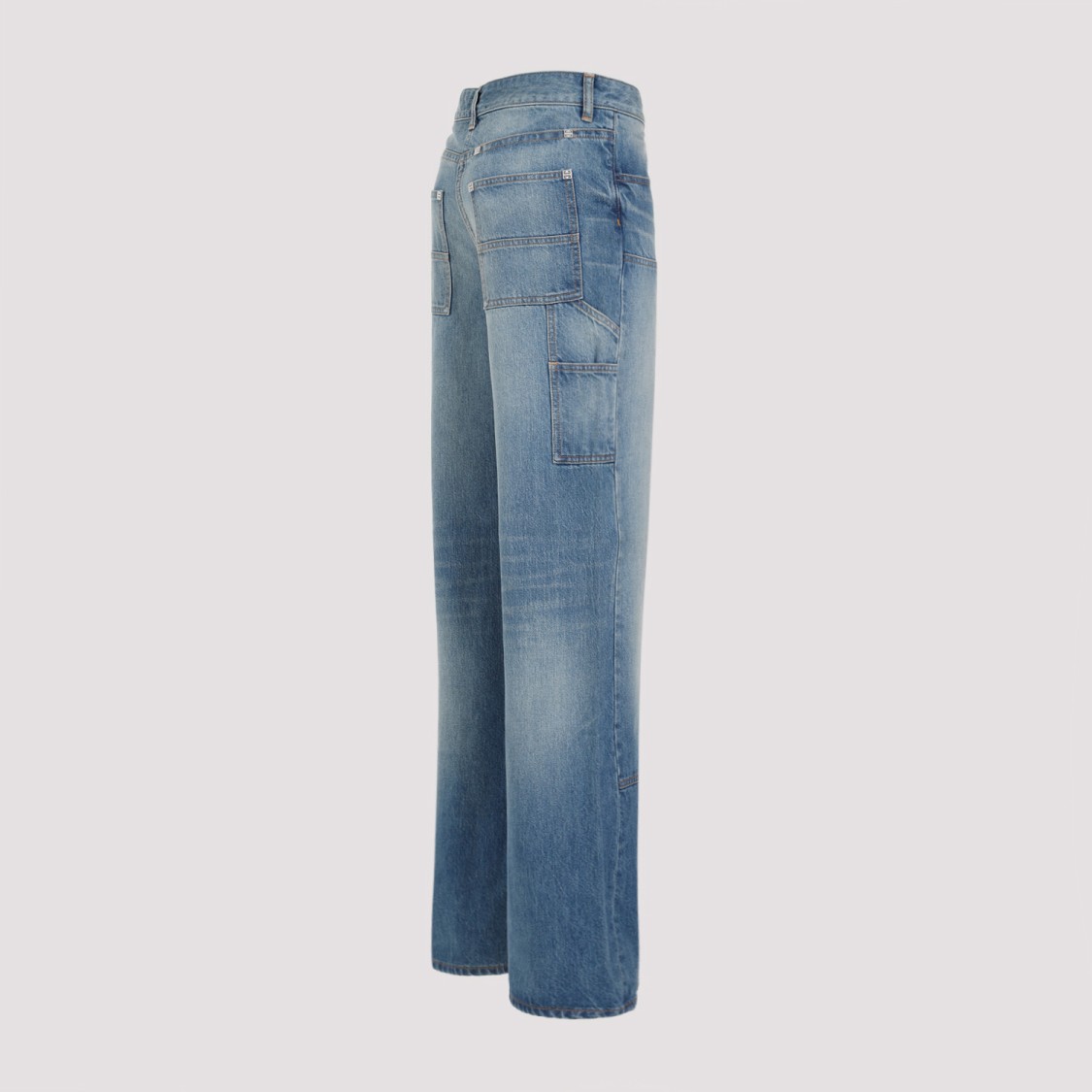 GIVENCHY DEEP BLUE コットン デニム デニム Givenchy Deep Blue Cotton Jeans in Blue | THE LIST
