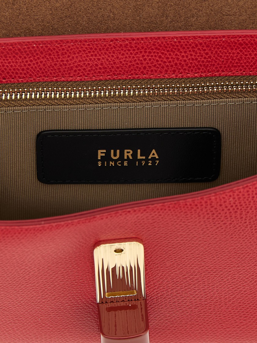 Furla Iride S Crossbody In Red