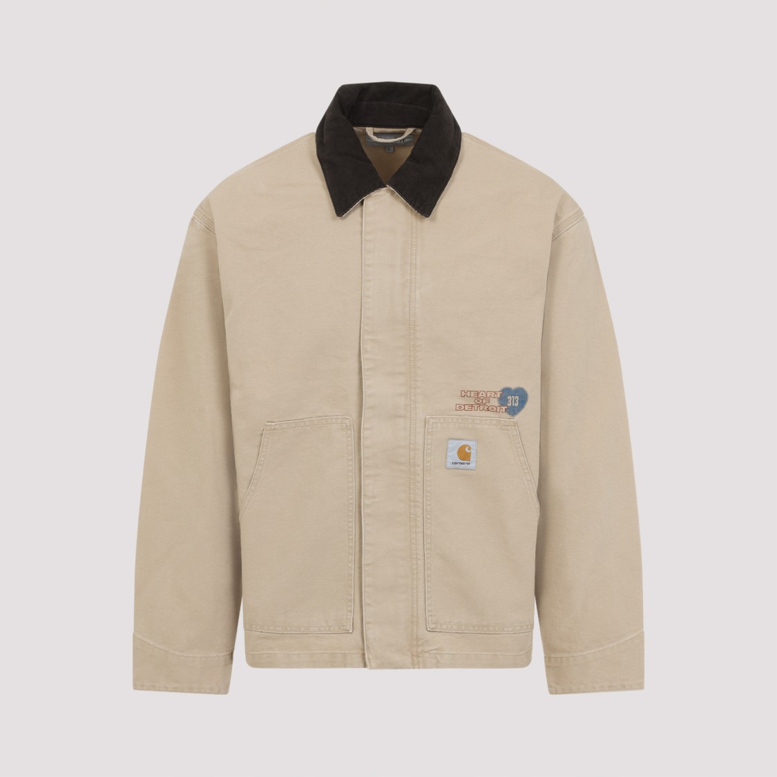 Carhartt Wip Dayton Trucker Dusty Brown Jacket In Neutral