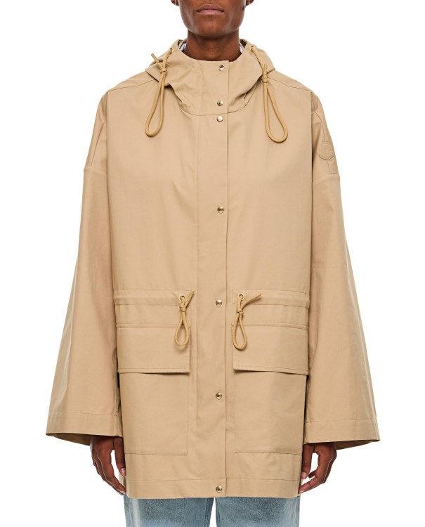 Moncler Gaillon Hooded Parka In Cotton | THE LIST