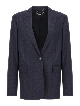 Stella Mccartney Check Print Lurex Wool Pants With Tailored